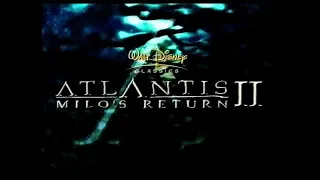 Atlantis: Milo's Return UK DVD/VHS 1st Trailer, Summer 2003