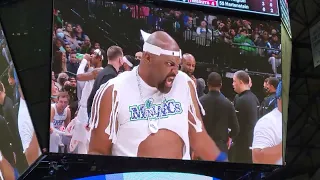 Mavs Maniaacs dance during 4th quarter time out Dallas Mavericks  vs LA Clippers 2/12/22