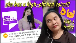 IU Reaction || IU on Dingo Music || Killing Voice