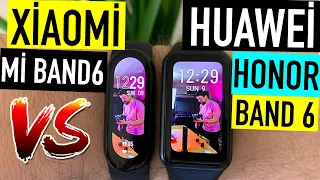 Xiaomi Mi Band 6 vs Huawei Honor Band 6 Smart Wristband comparison