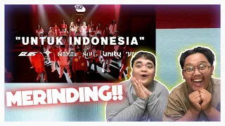 Medley 17 Agustus Untuk Indonesia Maju Dari 33 Pemuda Pemudi I-Pop | REACTION