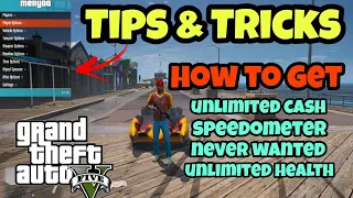 GTA 5 : TIPS AND TRICKS | NEVER WANTED | UNLIMITED CASH | UNLIMITED HEALTH | RedKnight