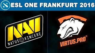 Navi vs VP - ESL ONE Frankfurt 2016 bo5 Game 3! Epic comeback !