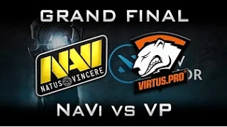 Virtus pro vs Na'Vi, game 1, Grand Final, Kiev Major,  best game, лучшая игра, Русские комментаторы