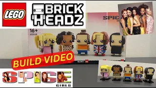 LEGO BRICK HEADZ SET 40548 SPICE GIRLS BUILD VIDEO #lego #legobrickheadz #legostopmotion #2023