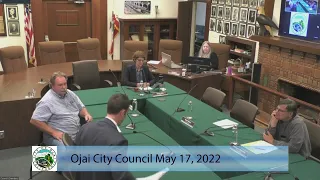 May 17, 2022 Ojai City Council Special Closed Session Meeting