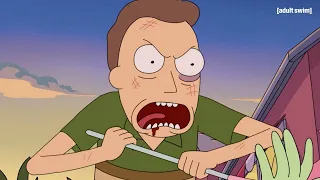 Rick and Morty - Jerry Fights Pissmaster - adult swim