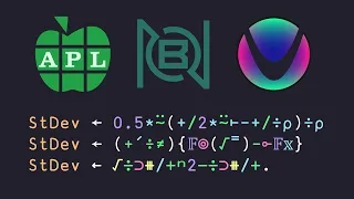 APL vs BQN vs Uiua