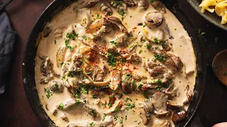 Easy Beef Stroganoff Recipe