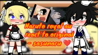 Naruto royal au react (Only Sasunaru ❤️) Credits is vid! :) part 1/3?