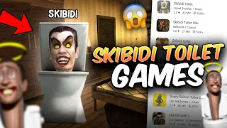 Trying SKIBIDI TOILET Games !!!