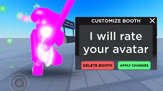 HOW TO GET A BOOTH STAND IN CATALOG AVATAR CREATOR! (roblox)