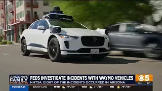 Feds investigating 8 Waymo crashes in Arizona