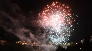 Fuegos artificiales de las Fiestas del Puente 2023