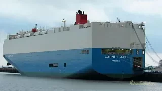 car carrier GARNET ACE 3FTC4 IMO 9476769 Emden RoRo cargo ship Autotransporter