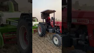 swaraj 960 performance on jagatjit  reaper #tractor #viral #shorts