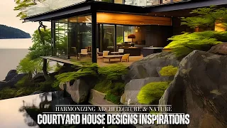 Courtyard House Designs Inspirations | Harmonizing Of Nature & Architecture