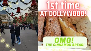 CINNAMON BREAD - our 1st visit to Dollywood! #dollywood #cinnamonbread