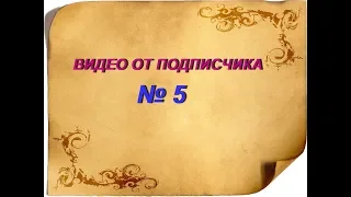 ВИДЕО ОТ ПОДПИСЧИКА № 5 ( автор Никита .)