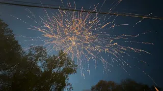 Master gold 86 shot firework