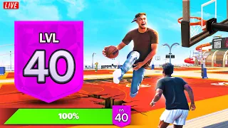 99.9% TO LEVEL 40! (LIVE STREAM) - I UNLOCKED 99 w/ 0 VC on NBA 2K22 (Part 8.9)