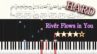 River Flows in You - Yiruma - Hard Piano Tutorial + Sheets