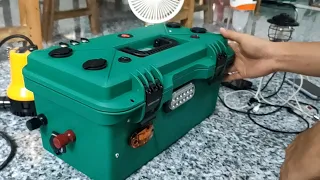 Trạm điện, trạm sạc DC 12V 140Ah, dành cho cắm trại dài ngày