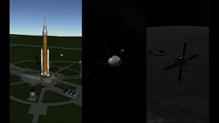 Artemis mission (SLS, Orion, moon space station + moon landing) | KSP RSS