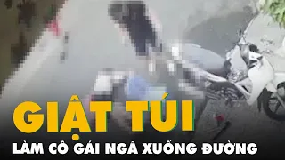 Bắt hai nghi phạm cướp giật túi xách khiến cô gái ngã xuống đường