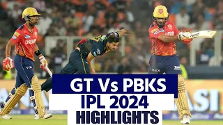 GT Vs PBKS IPL 2024 Highlights: Gujarat Titans vs Punjab Kings Highlights IPL 2024 Match Highlights