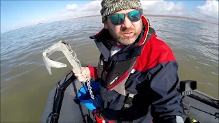 HOW TO ANCHOR FROM A INFLATABLE BOAT  SIB FISHING UK