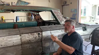 61 Impala 4dr to 2dr conversion part 4