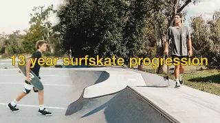 13 YEAR SURFSKATE PROGRESSION | SMOOTHSTAR SKATEBOARDS