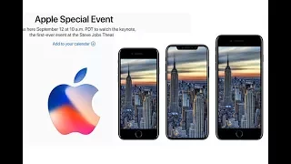 Apple Special Event September 2017 LIVE STREAM - iPhone X, iPhone 8, iPhone 8 Plus, iOS 11