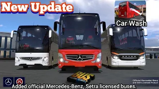 Bus Simulator Ultimate 2.0.8 New Update ( Official Mercedes-Benz,Setra Licensed buses,  Car Wash)