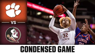 Clemson vs. Florida State Condensed Game | 2022-23 ACC Women’s Basketball