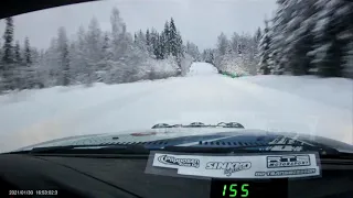 Ilomantsi Ralli 2021 ek5  Paavilainen/Hämäläinen big crash