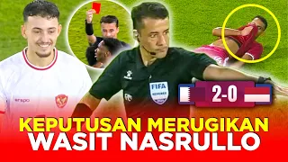 KEPUTUSAN MENJIJIKAN WASIT NASRULLO YANG BIKIN TIMNAS U23 RUGI BESAR LAWAN QATAR