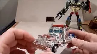 Transformers 4 A.O.E. Deluxe Silver Knight OPTIMUS PRIME Review