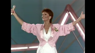 1985 ESC in Gothenburg/Sweden: Hymn and Lill Lindfors singing "My Joy Is Building Bricks Of Music"