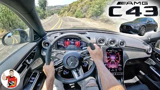 The 2023 Mercedes C43 Sedan is Now a Real AMG (POV Drive Review)