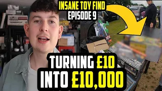 Over £500 Flipping Nostalgia at the Car Boot Sale I £10 to £10,000 Challenge YouTube