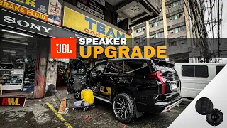 JBL speaker upgrade on the Montero Sport