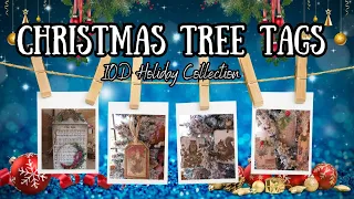 9 High End Christmas Tags DIYs~IOD Holiday Collection Transfer Tags~