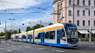 Trams in Leipzig, Germany 🇩🇪 | 2023