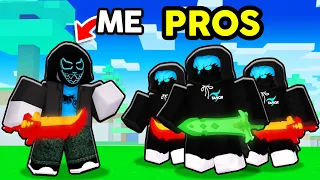 I Went UNDERCOVER And Tried Out For PRO CLANS.. (Roblox Bedwars)
