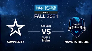 CS:GO - Complexity vs. Movistar Riders [Nuke] Map 1 - IEM Fall 2021 - Group B - EU