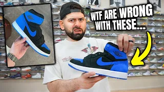 The Royal Reimagined Jordan 1 is WEIRD!! *FIRST EVER IN HAND LOOK*