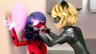 Cat Noir Removes Ladybug's Earrings?! All Ladybug vs Cat Noir Fights