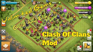 Clash Of Clans Moded Unlimited Gems And Resources